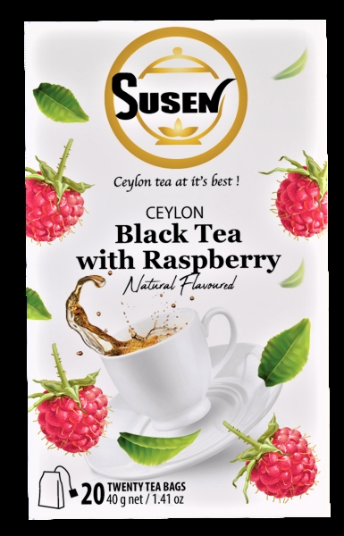 Pure Ceylon Black Tea with Raspberry